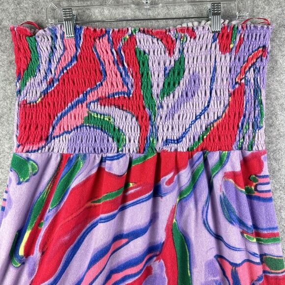 Juicy Couture Terry Cloth Mini Tube Dress Womens 2X Vibrant Bathing Suit Cover* - Picture 10 of 16